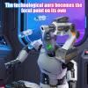 Megele Motion-Tracked Blaster, Smart Motion-Tracking EVA Foam Blaster Toy, Motion Control Automatic Toy Machine Gun with Wearable Shoulder Mount & Remote Control view 3