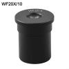 5X-25X Microscope Eyepiece 23.2mm Wide-Angle Lens for Biological Microscope with Metal Frame, High Magnification Replacement for Lab Use(WF20X) view 2