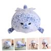 Abaodam Plush Seal Headgear Animal Hat Cosplay Cap for and Adults Soft Decorative Party Performance Hat with Printed Design for Dress-Up Events view 3