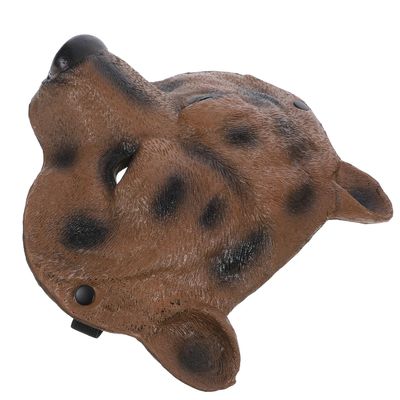 OFFSCH Bear Mask Half Face for Women Brown Costume Mask with Festival Party Use Role Play for Halloween and Cosplay Events