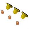 Bee Queen Rearing Kit with 100 Plastic Cell Cups - Queen Cell Cup Starter Set for Non-Grafting for Honeybee Breeding, for Durable Cage view 2