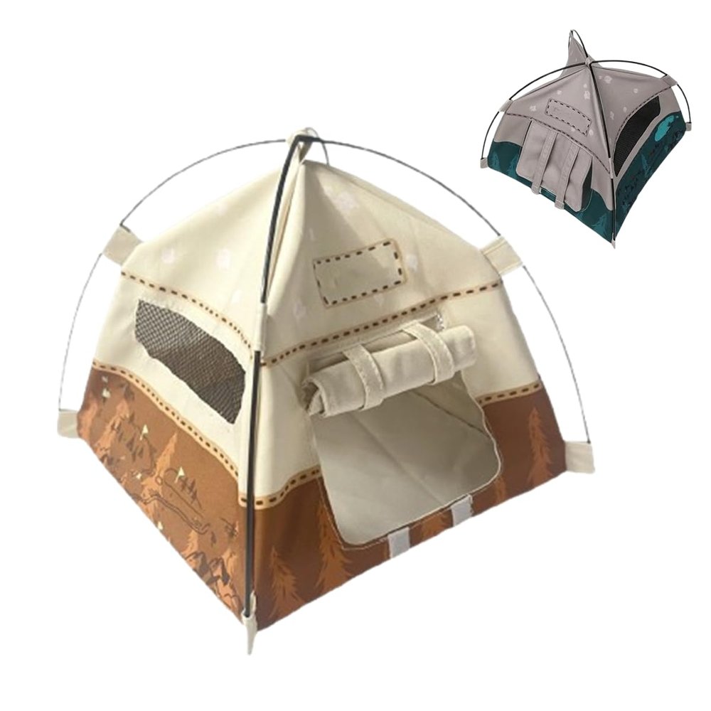 1:12 Scale Miniature Camping Tent,Realistic 7.2 Inch Dollhouse Tent,Handcrafted Diorama Display,Photography Prop & Miniature Gift for Collectors (Pink)