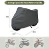 YUYAKACover Kids Motorcycle Bike Cover, Waterproof Outdoor Ride-On Toy Cover for Electric Bikes, Tricycles and Toy Motorcycles, Windproof, Breathable, Universal Fit  Cover Only (Grey) view 3