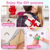 TEHAUX 5pcs Large Simulation Lollipop Charms, Polymer Clay Rainbow Candy Embellishments for DIY Phone Case, Mixed Color for Stationery Box Hair Clip Keychain Crafts view 3