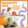 5pcs 18inch 3D Printed Snake Toy,Flexible Articulated 3D Printed Animal Fidget ADHD Snakes Toy,Kids Adults Collectors Desk Decor Toys (STL5-Silvery/Purple/White/Golden/Red Gold) view 3