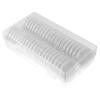 Beaupretty 40Pcs Round Plastic Coin Holder Capsules with Gaskets and Storage Box for Coin Collectors and Display view 1