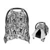 Muishi Black and White Music Baby Car Seat Canopy Nursing Cover for Newborn Car Seat Breastfeeding Covers Blanket Newborn Shower Gift view 1