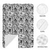 Muishi Black and White Music Baby Car Seat Canopy Nursing Cover for Newborn Car Seat Breastfeeding Covers Blanket Newborn Shower Gift view 3