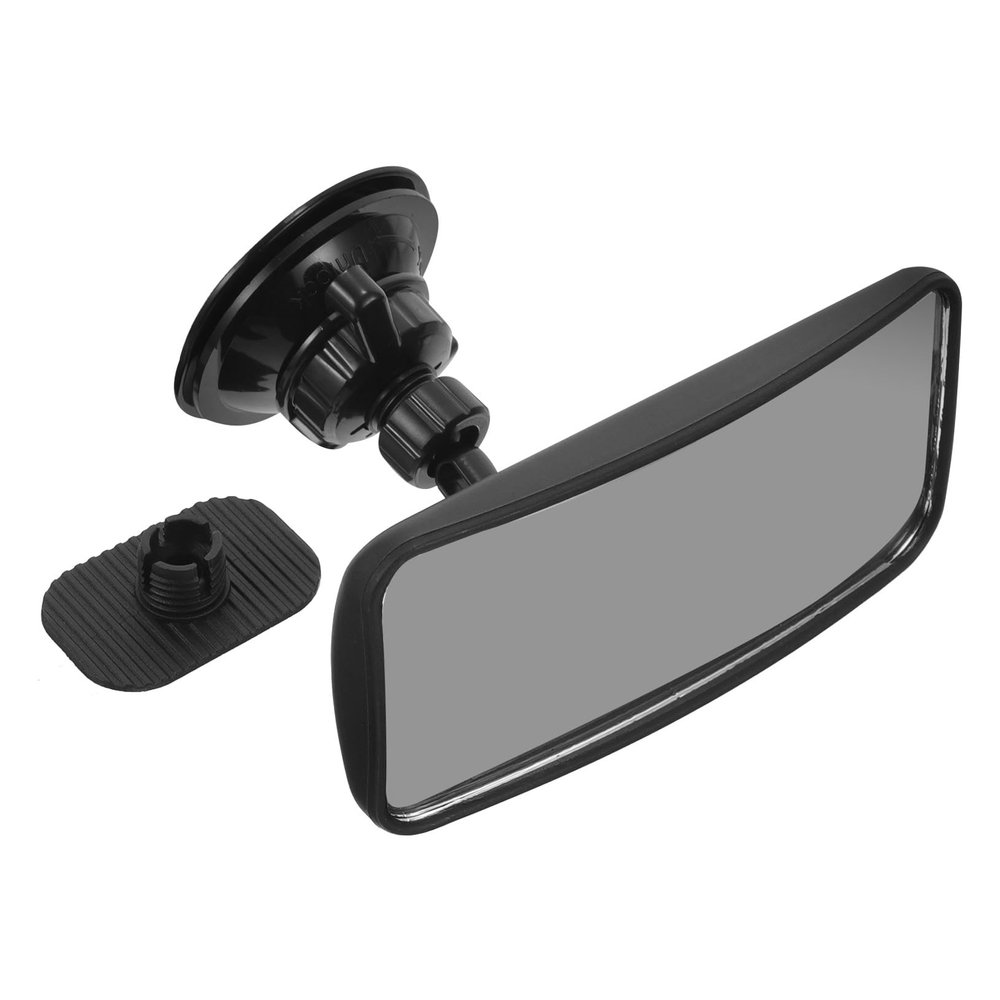 WHAMVOX Car Rearview Mirror Adjustable 360 Rotatable Suction Cup Auto Interior Rearview Mirror for Safety Observation in Vehicle