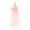 Abaodam Birthday Headband Party Hair Accessory Pink Princess Style Birthday Hat Hairband for Celebration view 1