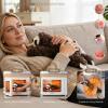 1.8 LB Brown Sloth Weighted Stuffed Animal | Microwavable Heatable & Coolable Heating Pad with Tourmaline Beads & Lavender | Long Lasting Cozy Warmth Plush Toy | Includes Gift Box & Greeting Card view 3