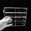 Abaodam Plastic Model Display Case for Car Models, 8-Compartment Dustproof Organizer Box with Door, 19.54.417Cm,  Collectible Figurine Storage Showcase for Home and Display view 2