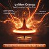 Electric Spinning Top, 6+ Hours Endless Spinning, LED Light Show, The Dreamer Spinning Top, Timer-Enabled Design, Unique Gift for Adults(Ignition Orange) (Without Base) view 2