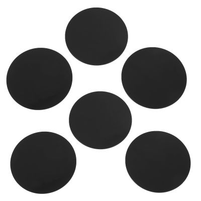 Toddmomy Acrylic Miniature Bases and Doll Display Stands for Collectible Figures, 8Cm Diameter Black Round Base, 2Mm Thick DIY Material Set of 10, Suitable for Figure Display and Model