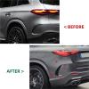 Ayerann 2 Pcs Car Rear Wind Knife Stickers Spoiler Compatible for GLC X254 AMG Line 2023+ Exterior Guard Decoration Trim Accessories(Carbon Fibre Look) view 3