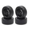 4PCS 1/10 RC Drift Tires 60mm Hard Tyre 1:10 RC Racing Car for Kyosho for Traxxas On Road Drifting Car Wheels confident view 1