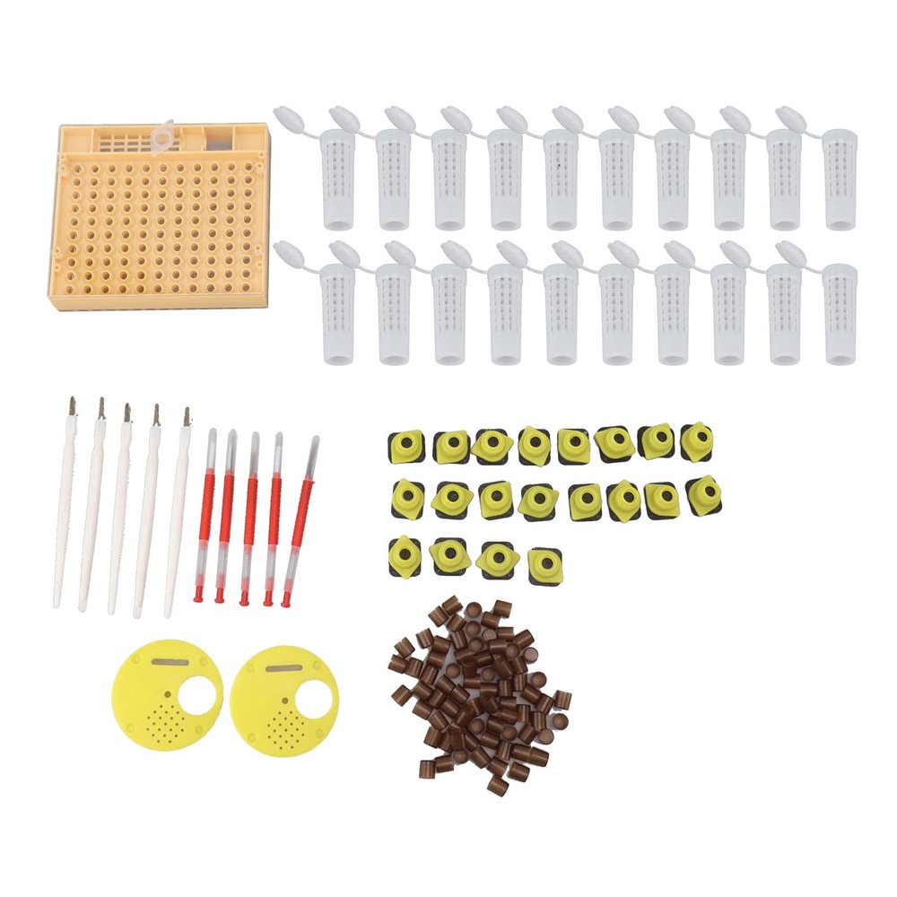 Queen Bee Rearing System Plastic Breeding Cell Cup Kit Beekeeping Equipments Supplies for Apiculture Scene