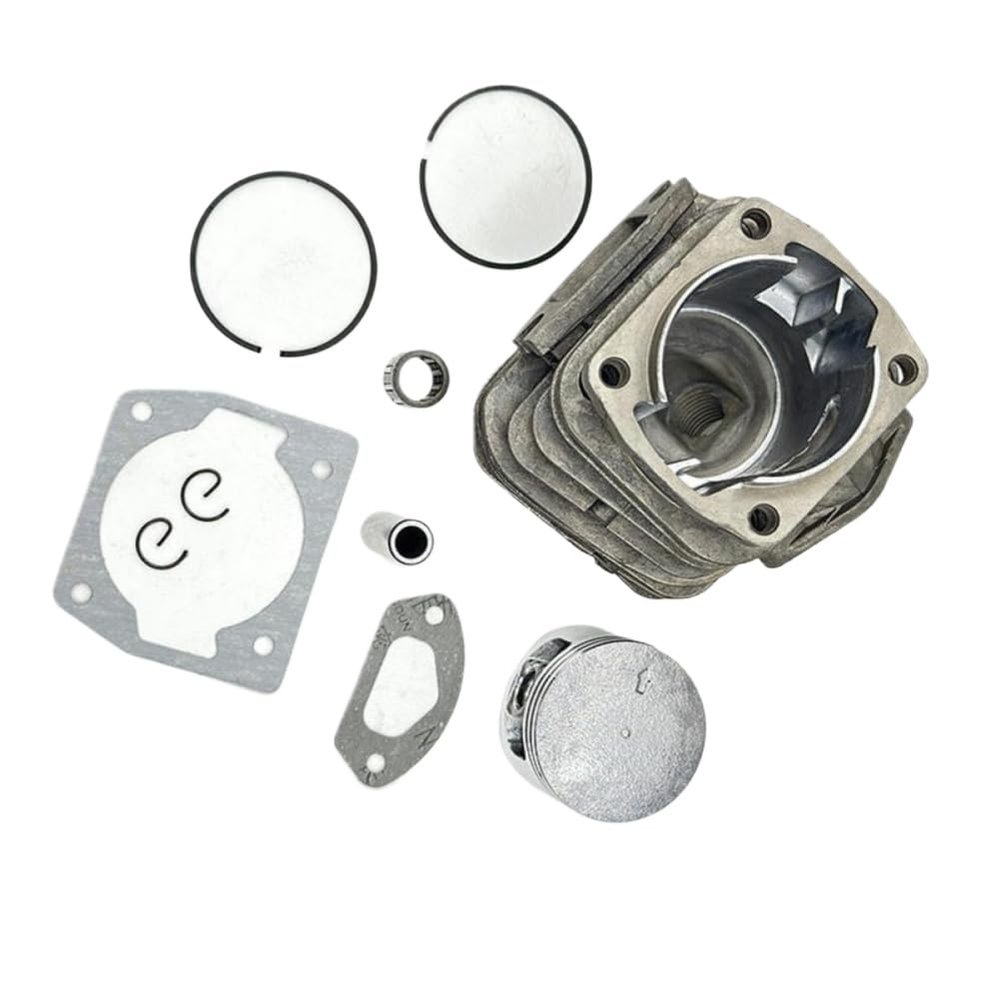 Piston 43mm 45mm 45.2mm Single and Double Cylinder for 4500 5200 5800 45cc 52cc 58cc Garden Tools Power Gas Chainsaw Compatible with(5200 45mm Double)