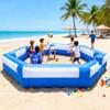 15FT Gaga Ball Pit Inflatable PVC with Powerful Blower, Portable Gagaball Court for Indoor Outdoor Family Activities Inflatable Sport Games view 1