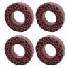 4Pcs 1.9in RC Car Tire Silicone Insert, Enhanced Grip and Stability Wheel Tire Insert for 1/10 RC Crawler Car, Sturdy Silicone Material with Rhombus Design for Various Surfaces, Ea (Copper) view 3