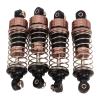 4PCS Shock Absorber for 1/18 RC Car, Aluminum Alloy Damper Suspension, CNC Machined Adjustable Height Oil Shock Absorber with Finish, High Strength Vibration Reduction for view 2