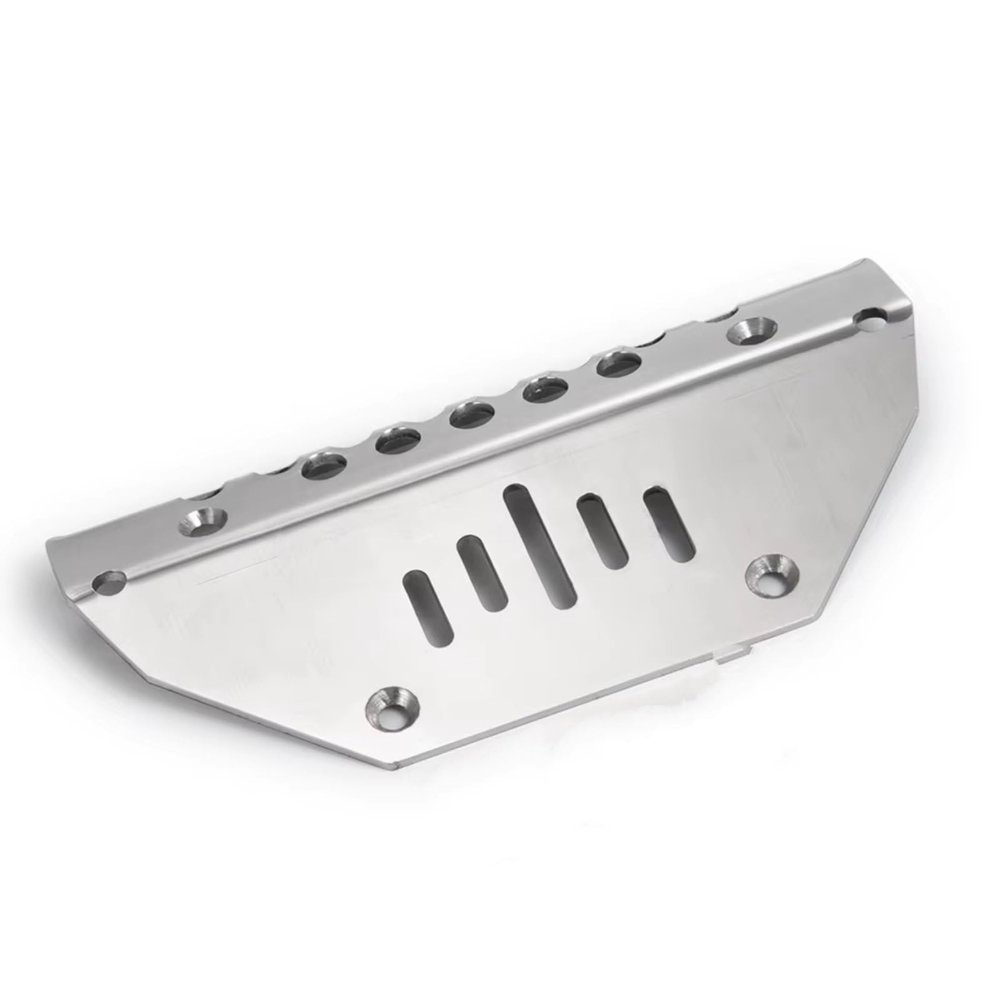 For TRX-4 For TRX4 G500 1/10 RC Crawler Car Model Parts Metal Front Bumper Anti Collision Chassis Protector Plate Rc Models Accessories