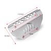 For TRX-4 For TRX4 G500 1/10 RC Crawler Car Model Parts Metal Front Bumper Anti Collision Chassis Protector Plate Rc Models Accessories view 3