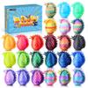 Cybermaker 24PCS 3D Printed Dragon Toys Eggs with Dragon Inside, Basket Stuffers for Boys & Girls, Easter Theme Party Favors, Easter Egg Hunt, Classroom Prize Supplies Gifts view 1