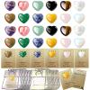 24 Packs Kids Valentines Day Gifts for School, Heart-Shape Gems with Valentines Cards for Kids Classroom Must Haves Gift, Pocket Hug Crystals Rock Valentines Day Cards Party Favors Classroom Exchange view 1