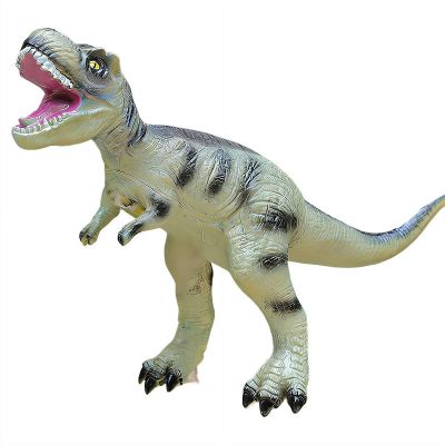 Dinosaur Toys with Roaring Sound, Soft Stuffed Ankylosaurus/Parasaurolophus/T-Rex, Natural Rubber & PP Cotton, Realistic Details, Bendable & Durable for Kids, Educational Role Play Gift