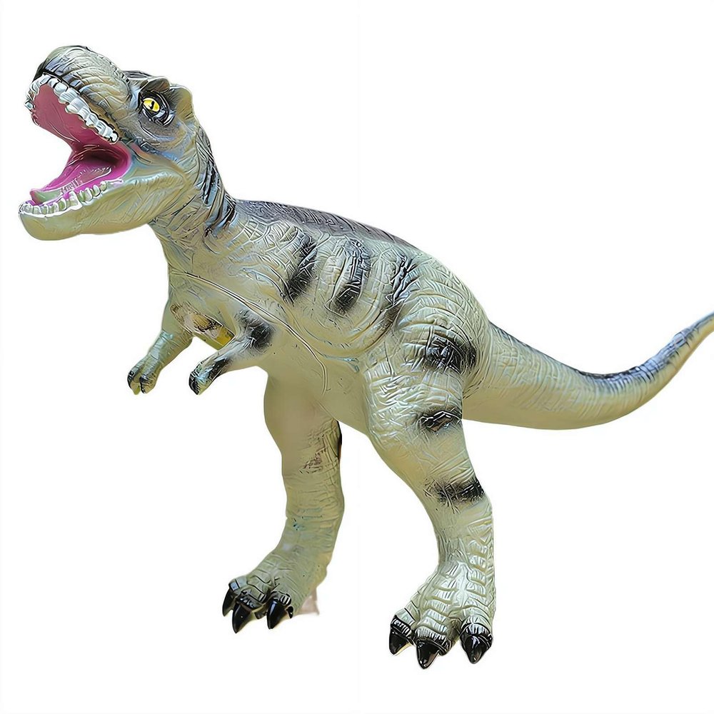 Dinosaur Toys with Roaring Sound, Soft Stuffed Ankylosaurus/Parasaurolophus/T-Rex, Natural Rubber & PP Cotton, Realistic Details, Bendable & Durable for Kids, Educational Role Play Gift