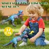 Dinosaur Toys with Roaring Sound, Soft Stuffed Ankylosaurus/Parasaurolophus/T-Rex, Natural Rubber & PP Cotton, Realistic Details, Bendable & Durable for Kids, Educational Role Play Gift view 3