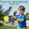 Dinosaur Toys with Roaring Sound, Soft Stuffed Ankylosaurus/Parasaurolophus/T-Rex, Natural Rubber & PP Cotton, Realistic Details, Bendable & Durable for Kids, Educational Role Play Gift view 4