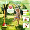 5 in 1 Musical Jump, Bean Bag Toss Ring Game, Baseball Toys and Stomping Launch Rocket Launcher for Kids Remote Control Indoor Outdoor Sports Toys for Kids Ages 4-8 3-5 Birthday Easter Gifts view 4