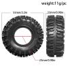 RC Toys For Trx4m For Scx24 AX24 1/18 1/24 4pcs 55mm 1.0" Soft Rubber Mud Tires RC Crawler Car Upgrade Wheel Accessories view 3