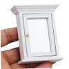 1 12 Scale Dollhouse Furniture, Lifelike Dollhouse Mirror Cabinet, Wooden Bathroom Miniature Furniture, 1 12 Scale Accessories view 3