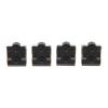 4Pcs RC Link Mount Set, Brass Stable Rustproof Upgrade Parts for Axial SCX10 II AR44 Axles 1/10 Black, Made of Premium Brass Material, Rust, wear, Sturdy, Stable and Reliable, view 1