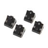 4Pcs RC Link Mount Set, Brass Stable Rustproof Upgrade Parts for Axial SCX10 II AR44 Axles 1/10 Black, Made of Premium Brass Material, Rust, wear, Sturdy, Stable and Reliable, view 3