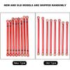 8Pcs Chassis Aluminium Alloy Link Rod, RC Link Rod Accessory, Upgrade Metal Parts for SCX10 1/10 Scale 313mm Wheelbase RC Crawler Car, Includes 115mm 125mm 130mm Length Rods with 7 (Red) view 4