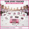 Zenirob 122 Pcs Cheerleader Gifts Bulk for Team, 24 Set Cheer Necklace, Makeup Bag, Keychain, Stickers Set, Cheer Team Gifts for Girls Women, Cheerleading Party view 4