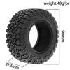 4Pcs 1.9" Beadlock RC Tires 90x37mm for MN for MJX Crawler Wheels 1/10 confident(1pcs) view 2