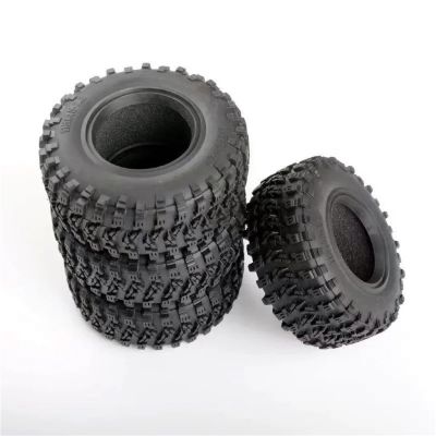4PCS 115MM 2.2 Rubber Big Tires Wheel Tyres 1/10 RC Crawler Car for Axial for Wraith SCX10 confident