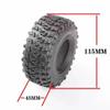 4PCS 115MM 2.2 Rubber Big Tires Wheel Tyres 1/10 RC Crawler Car for Axial for Wraith SCX10 confident view 3
