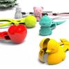 4 Pack Snowball Maker,Snow Ball Toys Games with Handle,Duck Snowball Maker for Snowball Fights for Kids and Adults (Snowman) view 2