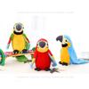 Electric Talking Plush Toy Interactive Repeats What You Say Funny Animated Voice Recording Bird Kids Children Adults Party Favors Soft Plush Material 12x11x22cm (c) view 4