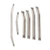 10Pcs 313mm Stainless Steel Link Rod Set Linkage Steering w/Nylon Ball End for Axial SCX10 II 90046 1/10 RC Car confident view 3