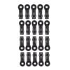 10Pcs 313mm Stainless Steel Link Rod Set Linkage Steering w/Nylon Ball End for Axial SCX10 II 90046 1/10 RC Car confident view 4