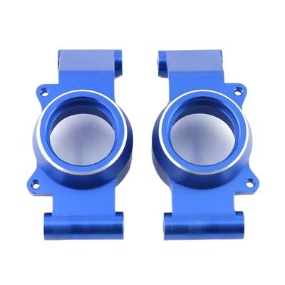 2pcs Metal Rear Stub Axle Hub Carrier Compatible with 1/5 6S 8S RC Upgrade Parts Accessories(Blue)