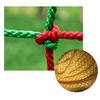 Heavy Duty Colorful Rope Climbing Net for Kids - Outdoor Playground Safety Netting, Cargo Wall, Ladder, Swingset - 1x4m (3.3x13.12ft), 10x10cm Mesh view 2