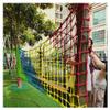 Heavy Duty Colorful Rope Climbing Net for Kids - Outdoor Playground Safety Netting, Cargo Wall, Ladder, Swingset - 1x4m (3.3x13.12ft), 10x10cm Mesh view 4